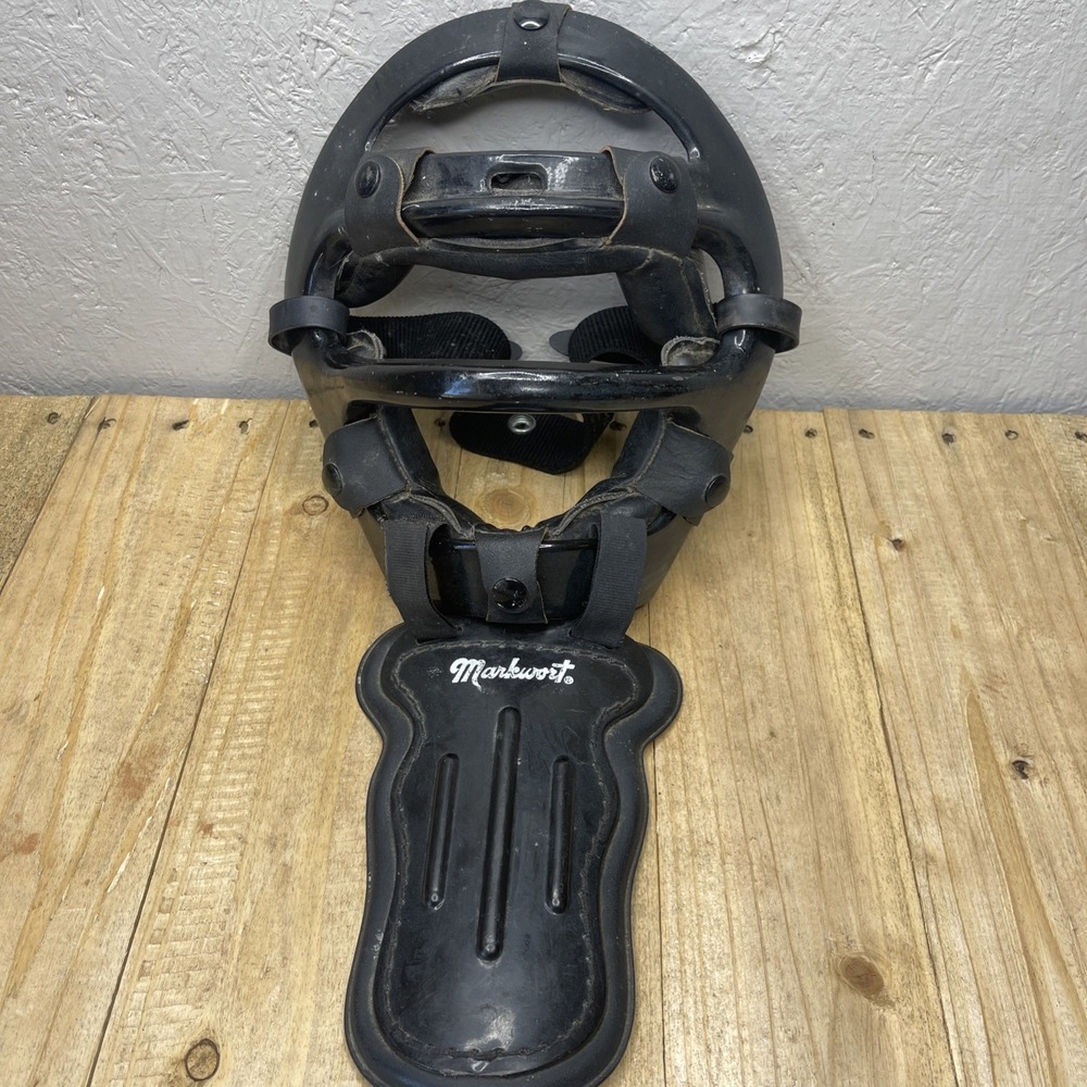 Vintage Catchers Umpire Style Face Mask Metal Frame Markwort Rawlings Guard